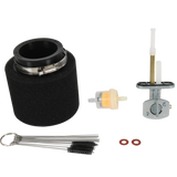 JDMSPEED Carburetor W/ Fuel Petcock Switch For Kawasaki KLF300 Bayou 300 1986-1995 Carb