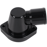 JDMSPEED Black Water Neck 90 1.5" Billet Swivel Thermostat Housings Fits For GM LS Engine
