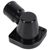 JDMSPEED Black Water Neck 90 1.5" Billet Swivel Thermostat Housings Fits For GM LS Engine