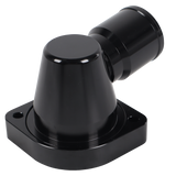 JDMSPEED Black Water Neck 90 1.5" Billet Swivel Thermostat Housings Fits For GM LS Engine