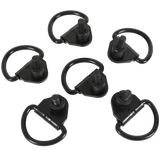 JDMSPEED For Ford Transit 150 250 350 Van 2015-2023 Black Cargo D-Hooks 3 Pair/Set of 6