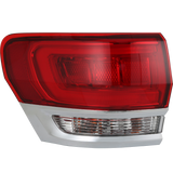 JDMSPEED Outer Tail Light Driver Left Rear Lamp Brake For Jeep Grand Cherokee 2014-20