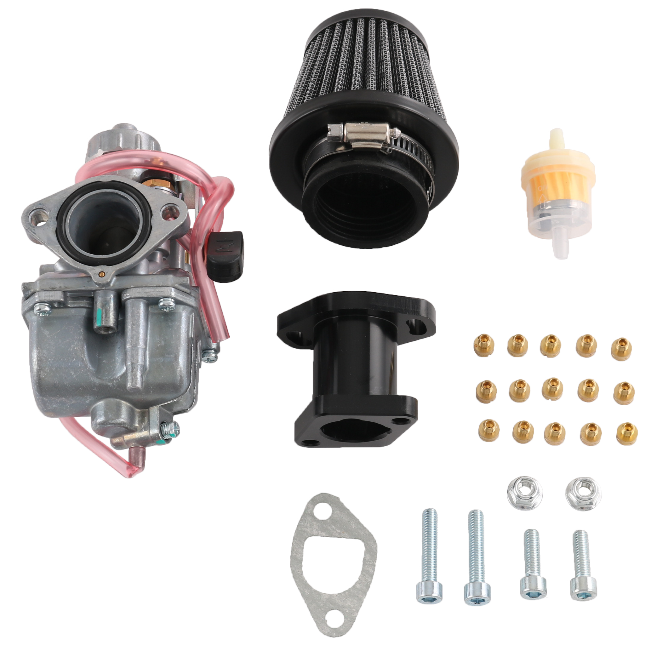 Autobrother Black VM22 26mm Carburetor For Predator 212cc 196cc Mini Bike Go Kart – Mikuni Style
