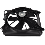 JDMSPEED NEW Left Side Engine Radiator Cooling Fan Black Fits 2007-2009 Honda CRV 2.4L