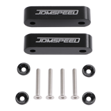 JDMSPEED Black JDMSPEED Hood Spacer Risers Kit Set For Acura Integra Honda Civic