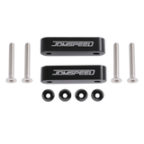 JDMSPEED Black JDMSPEED Hood Spacer Risers Kit Set For Acura Integra Honda Civic