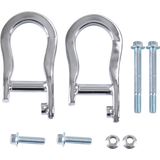 JDMSPEED 2X Fits 2007-2019 Chevrolet Silverado GMC Sierra 1500 Chrome Tow Hooks 84072462