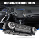 JDMSPEED AC Heater Climate Temperature Control For Honda Civic 2006-2011