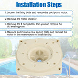 JDMSPEED Seal Plate For SuperFlo & SuperFlo VS/VST Pinnacle High Flow Sta-Rite 356012