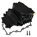JDMSPEED 1 Pcs Black Engine Oil Pan HL3Z6675A Fits For 2017-2019 Ford F-150 V6 3.5L New