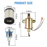 JDMSPEED 149-2311 Fuel Pump 149-2457 Fuel Filter 1403280 Air Filter Tune Kit For Cummins