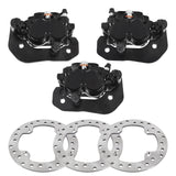 JDMSPEED Front Rear Brake Calipers & Rotors For 2015-22 Can-Am Outlander 450 570 850 1000