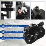 JDMSPEED Front Rear Brake Calipers & Rotors For 2015-22 Can-Am Outlander 450 570 850 1000