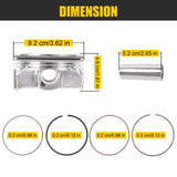 JDMSPEED Cylinder Piston Kit w/ Rings Fit For Polaris Ranger XP 900 2013-2019