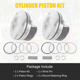 JDMSPEED Cylinder Piston Kit w/ Rings Fit For Polaris Ranger XP 900 2013-2019