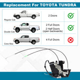 JDMSPEED	 Front Right Door Lock Latch Actuator W/ O Full Cab For Toyota Tundra 2000-2006