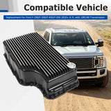 JDMSPEED Brushed Deep 10R140 Transmission Pan Aluminum NEW For 2020+ Ford 6.7L Super Duty