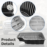 JDMSPEED Brushed Deep 10R140 Transmission Pan Aluminum NEW For 2020+ Ford 6.7L Super Duty