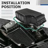 JDMSPEED Brushed Deep 10R140 Transmission Pan Aluminum NEW For 2020+ Ford 6.7L Super Duty