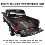 JDMSPEED For 14-19 Chevy Silverado GMC Sierra Truck Bed Soft Tonneau Cover 5.8ft 4-Fold