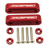 JDMSPEED Red Hood Spacer Risers Set For Acura Honda Integra CRX Civic 88-00 90-01