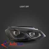 JDMSPEED Pair Full LED Headlights With Start-up Animation For 15-17 Golf MK7