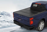 JDMSPEED Hard Tri-Fold Tonneau Cover For 04-15 Nissan Titan 5.7Ft Short Bed w/ Light