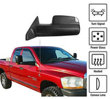 JDMSPEED 2 Tow Mirrors Power Heated Led Signal For 02-08 Dodge Ram 1500/03-09 2500 3500