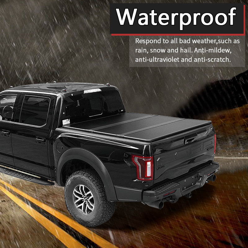 thumbnail image 2 of OSIAS Hard 4-Fold Tonneau Cover - 5.8FT Bed For Chevy Silverado & GMC Sierra 2014-2018 2 of 6