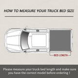 JDMSSPEED 6.5FT Hard Tri-Fold Lock Truck Bed Fits Silverado Sierra Tonneau Cover 2014-2018