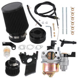 JDMSPEED For Predator 212cc 6.5 Hp Carburetor Air Filter Adapter Intake Spark Plug Kit