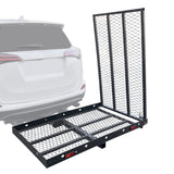 JDMSPEED Folding Wheelchair Scooter Carrier Disability Medical Rack Ramp Hitch Mount