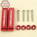 JDMSPEED Red Hood Spacer Risers Set For Acura Honda Integra CRX Civic 88-00 90-01