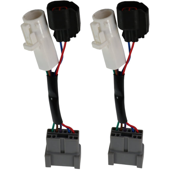 JDMSPEED L&R Pair Set Mirrors Power Heated Upgrade Harness Adapter For Ford Excursion