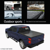 JDMSPEED 6ft 4-Fold Soft Truck Bed Tonneau Cover For 2016-2020 Toyota Tacoma