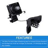 JDMSPEED Spare Tire Winch Wheel Carrier Hoist 924-537 For Ford F-150 Truck 2004 2005-2014