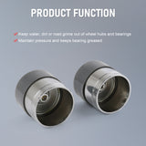 JDMSPEED Pair Bearing Protectors Grease Wheel Hub 3500# Trailer Axle 1.98 with Bras Budd