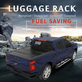 JDMSPEED Hard Tri-Fold Tonneau Cover For 04-15 Nissan Titan 5.7Ft Short Bed w/ Light