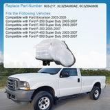 JDMSPEED Coolant Reservoir Tank W/ Cap For 03-07 Ford F-250 F-350 F-450 F250 Excursion