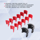 JDMSPEED For Universal Motorcycle Bike Fork Seal Driver Tool Kit 35mm-50mm