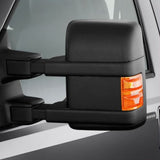 JDMSPEED Towing Upgrade Mirrors Power Heated Turn Signal 99-07 Ford F250-550 Super Duty