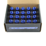 JDMSPEED 20pcs Blue M12X1.5 60MM Aluminum Tuner Racing Lug Nuts For Acura Honda Toyota