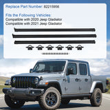 JDMSPEED Utility Rail Trail Rail Kit BLACK 82215956 For 2020-2021 Jeep Gladiator JT