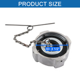 JDMSPEED Aluminum RKTP 1/4 Turn NON Locking Diesel Fuel Cap For Freightliner Trucks
