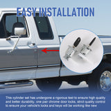 JDMSPEED Door Lock Cylinder 2 Set Tumbler 2 Keys For Ford F150 250 350 Pickup 1992-1995