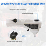 JDMSPEED HD Pressurized Coolant Reservoir New For 2008-2017 Peterbilt Kenworth T660 337