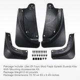JDMSPEED 4PCS NEW Mud Flaps Splash Guards Fender for 2020 2021 2022 Tesla Model Y