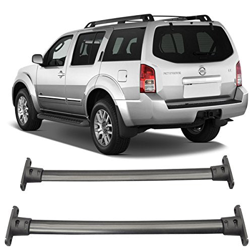 JDMSPEED Fit 2005-2012 Pathfinder Aluminum Roof Rack Cross Bar Luggage Cargo Carrier Rail