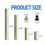 JDMSPEED Stainless A Arm Bushing Kit UTV For 2008-2014 Polaris RZR 800, 4 800, S 800