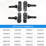 JDMSPEED Set of (4) TPMS 13586335 315MHz Tire Pressure Sensor For Chevy GMC Buick